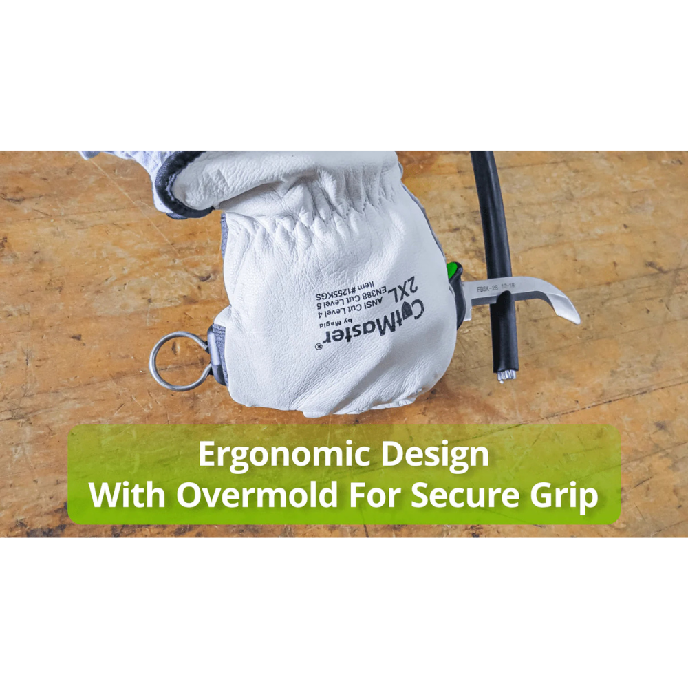 Madi Fixed Blade Safety Blade Skinning Knife from GME Supply